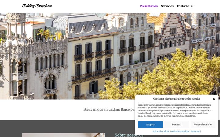 Екранна снимка на buidingbarcelona.es