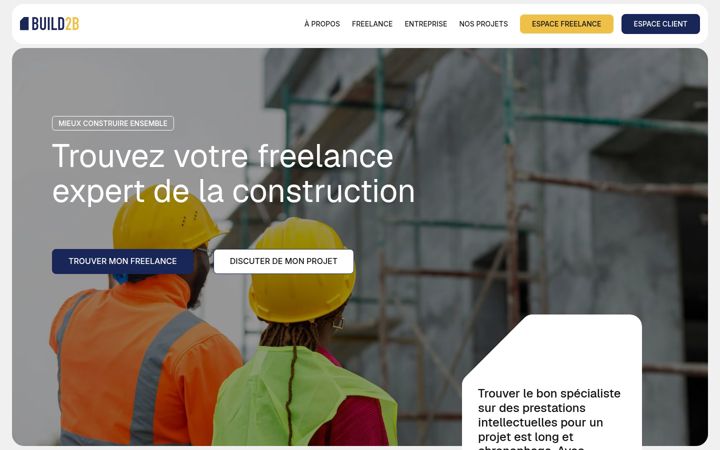 Екранна снимка на build2b.fr