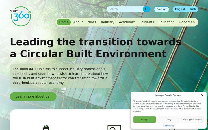 Zrzut ekranu build360.ie
