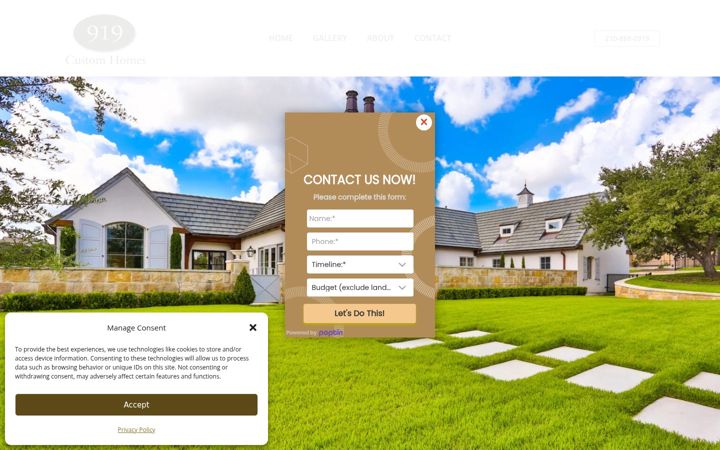 Screenshot of build919.com