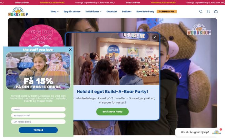 Screenshot of buildabear.com