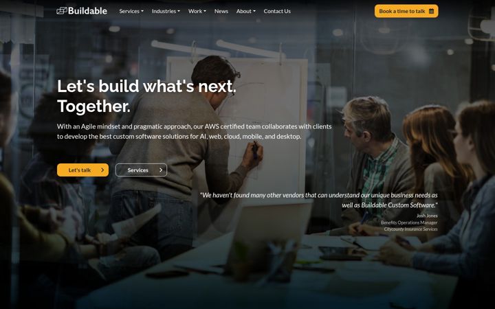 Screenshot of buildableworks.com