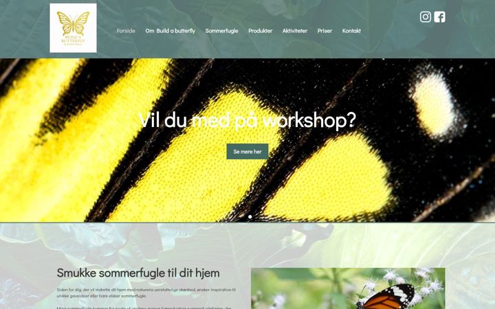 Skjermbilde av buildabutterfly.dk