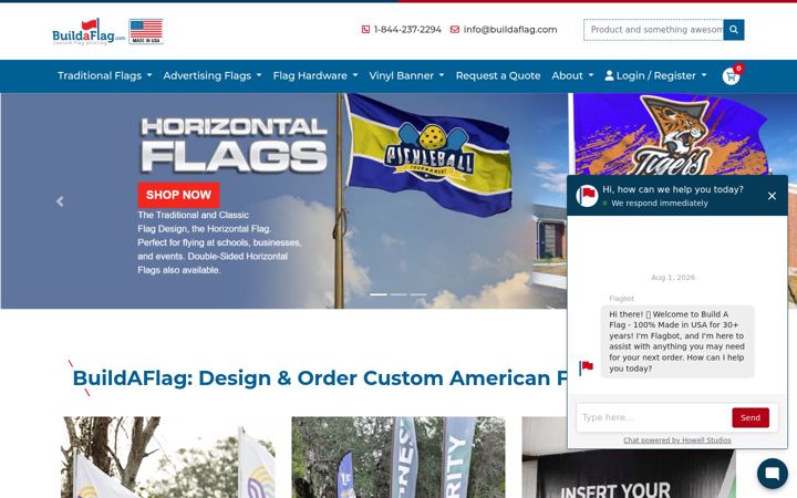 Screenshot of buildaflag.com