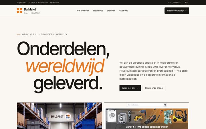 Screenshot of buildalot.nl