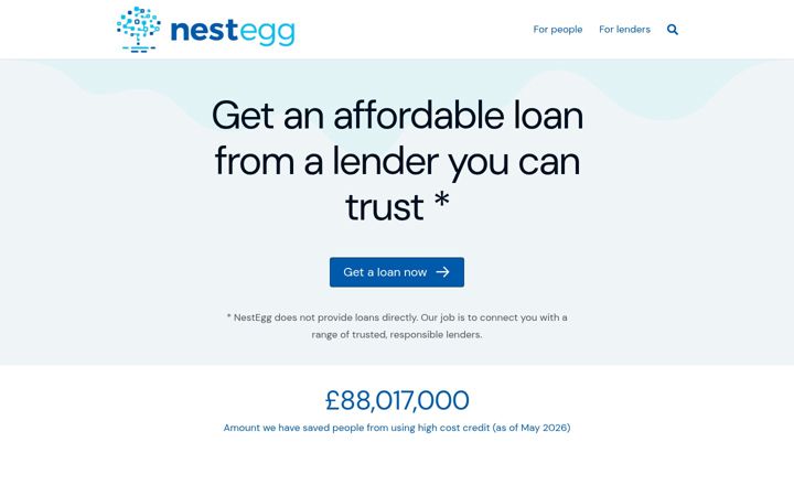 Screenshot of buildanestegg.com