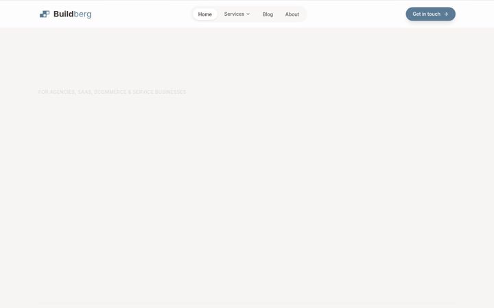 Screenshot of buildberg.co