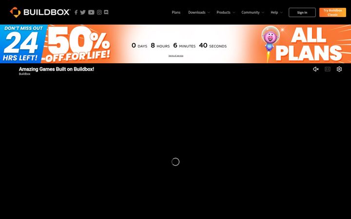 Screenshot ta' buildbox.com