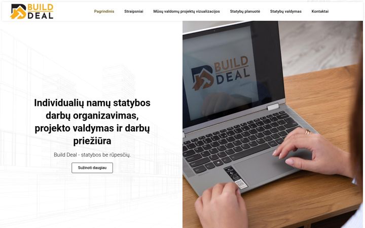 Screenshot of builddeal.lt