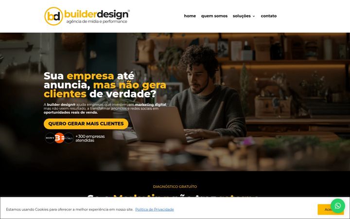 Screenshot of builderdesign.com.br