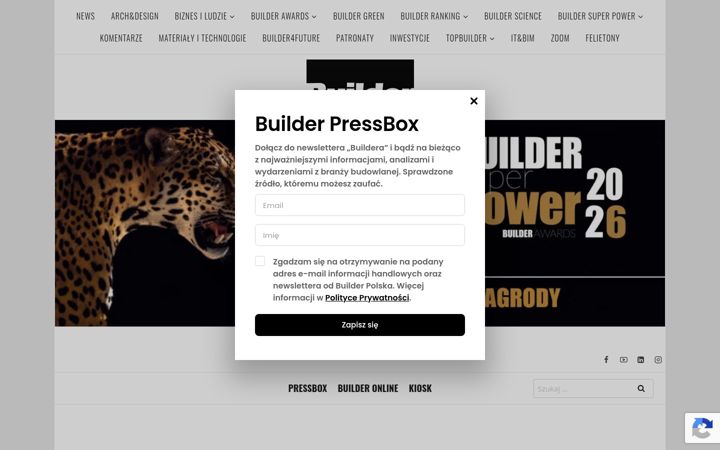 Screenshot of builderpolska.pl