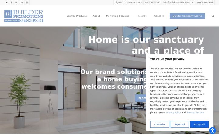 Screenshot of builderpromotions.com