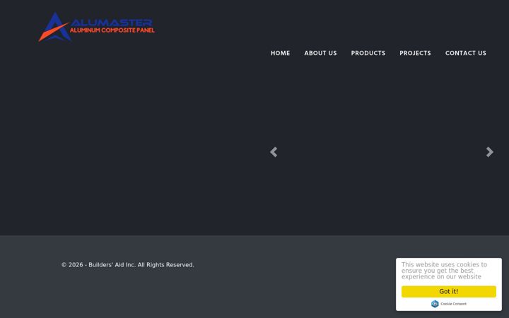 Screenshot of buildersaidinc.com