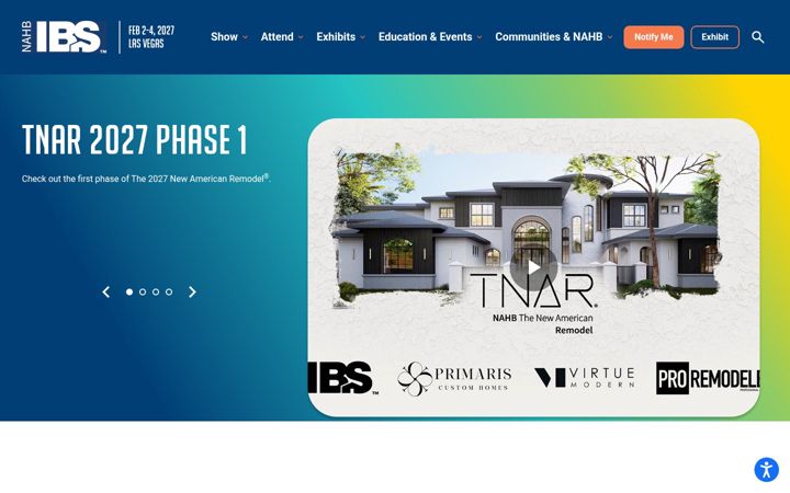 Screenshot of buildersshow.com