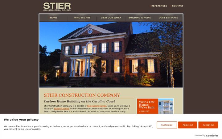 Screenshot of builderswilmingtonnc.com