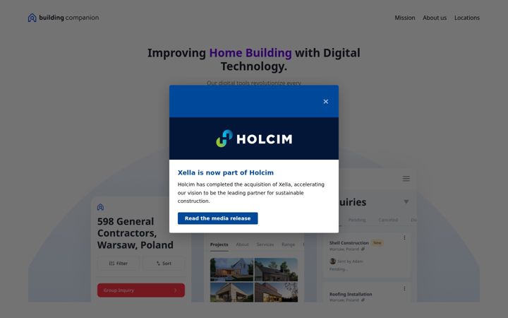 Screenshot of building-companion.com