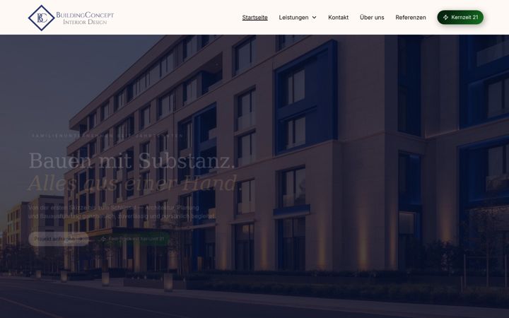 Screenshot of building-concept.com