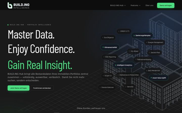 Screenshot of building-intelligence.com