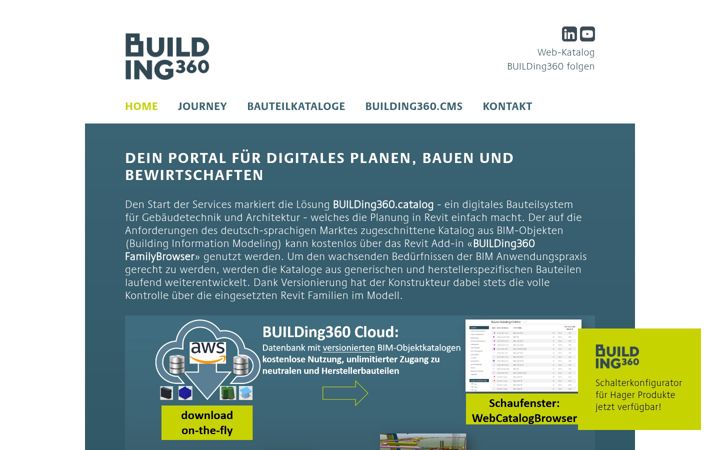Screenshot of building360.ch