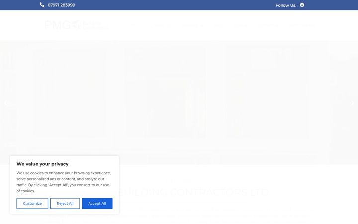 Screenshot of buildingcontractorsbristol.co.uk