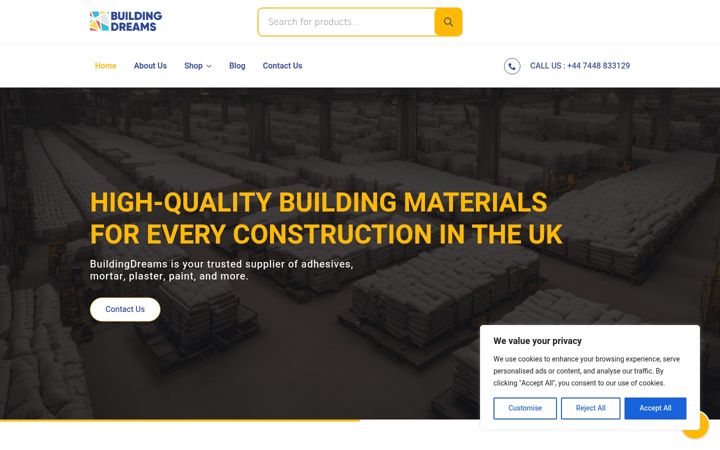 Screenshot of buildingdreams.uk