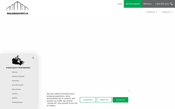 Screenshot of buildingexpert.ca