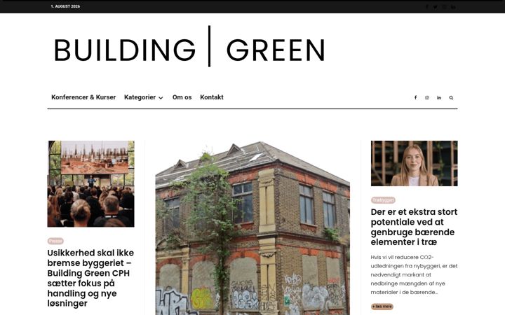 Ekrano kopija buildinggreen.eu