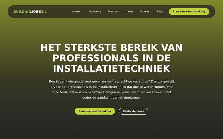 Ekrānuzņēmums no buildingjobs.nl