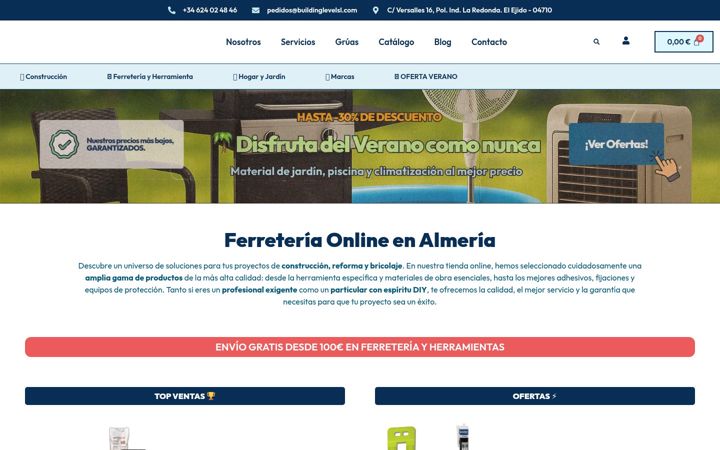 Screenshot of buildinglevelsl.com