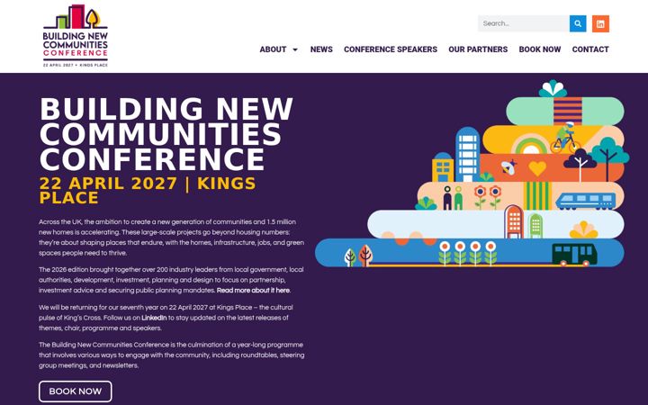 Screenshot of buildingnewcommunities.co.uk
