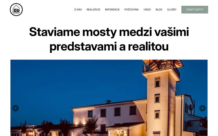 Screenshot of buildingrr.sk