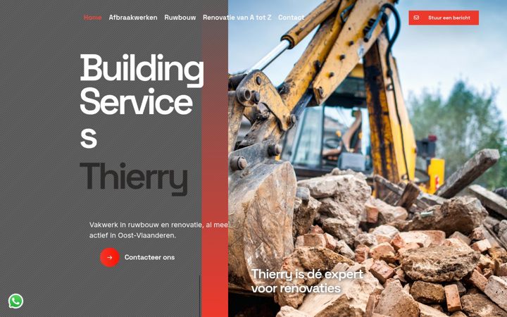 Zrzut ekranu buildingservicesthierry.be