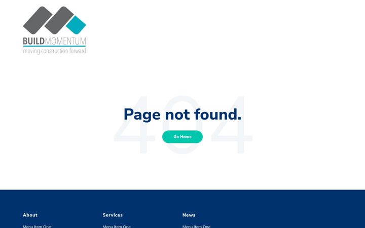 Screenshot of buildmomentum.com