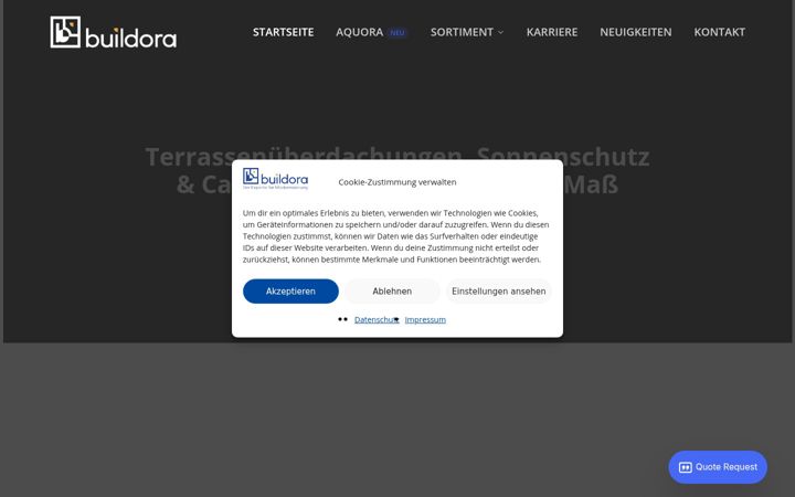 Screenshot of buildora.de