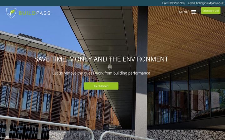 Screenshot of buildpass.co.uk