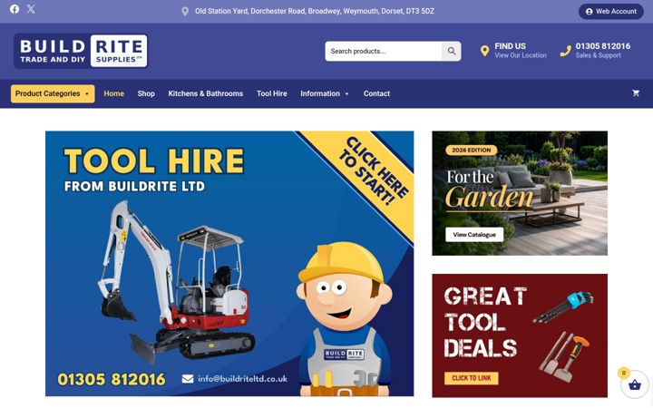 Screenshot of buildriteltd.co.uk