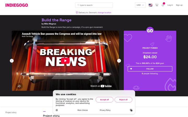 Screenshot of buildtherange.com
