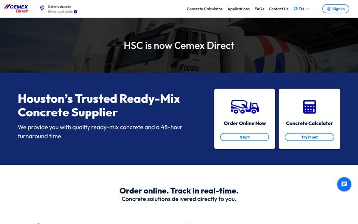 Screenshot του buildwithhsc.com