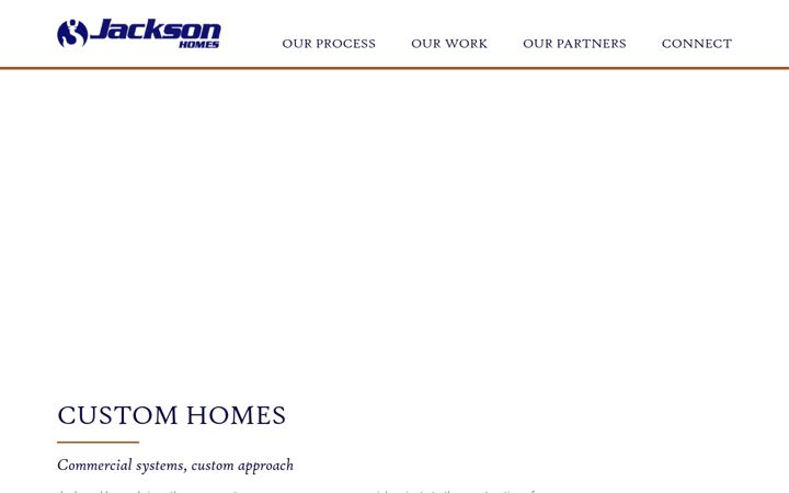 Screenshot of buildwithjacksonhomes.com