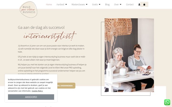 Екранна снимка на buildyourinteriorbusiness.nl