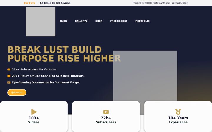 Screenshot of buildyourpurpose.org