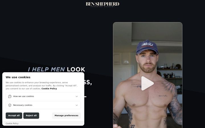 Screenshot of builtbybencoaching.co.uk