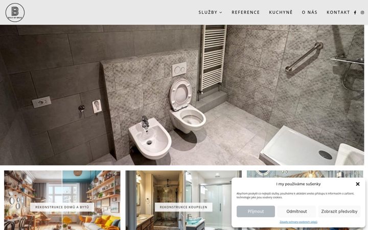Екранна снимка на builtbybros.cz