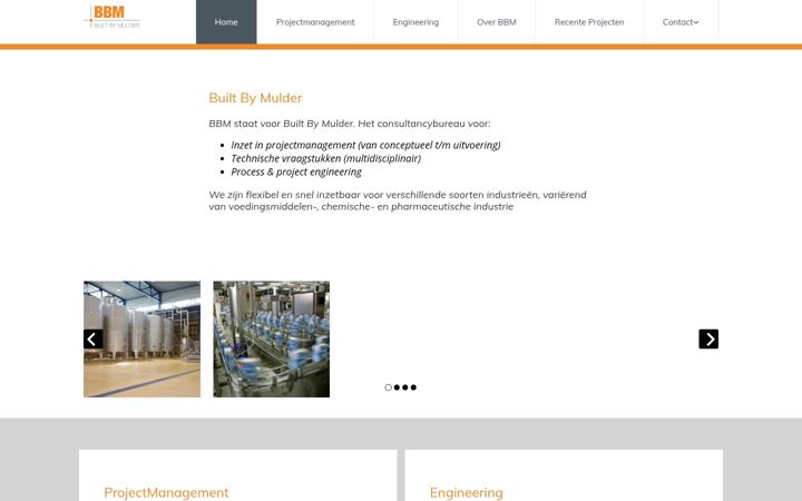 Screenshot of builtbymulder.nl