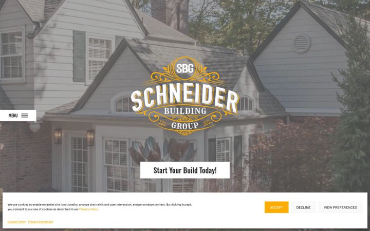 Screenshot of builtbyschneider.com
