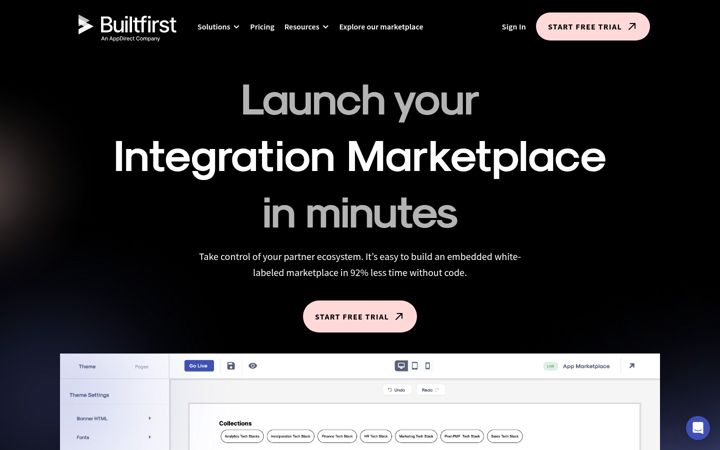 Screenshot of builtfirst.com