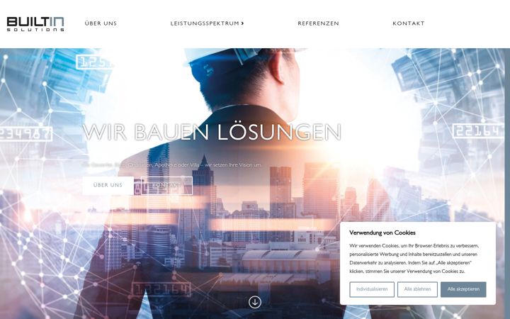 Screenshot of builtin-solutions.com