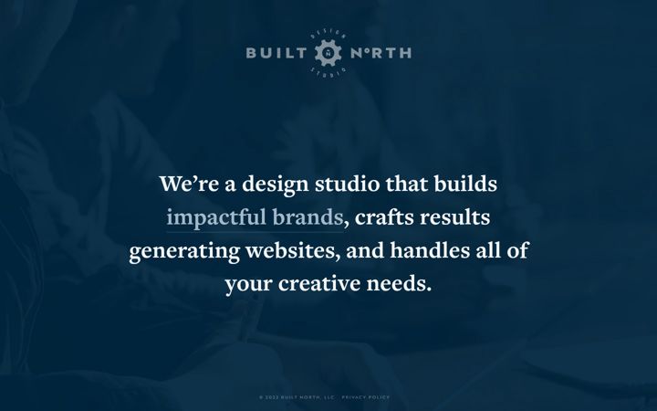 Screenshot of builtnorth.co
