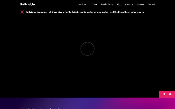 Screenshot of builtvisible.com