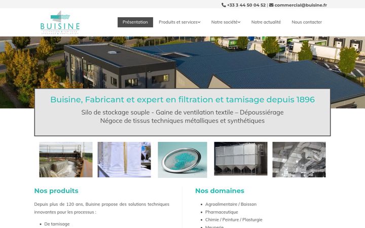 Screenshot of buisine60.fr